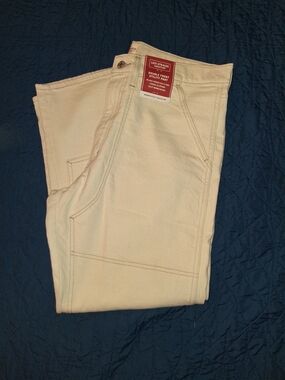Levi's Double Front Utility Pant in Cream